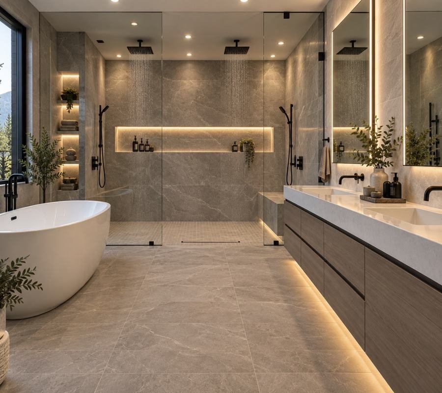 Luxury Bathroom — Full Renovation
